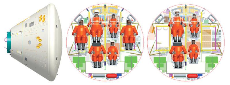 Illustration for article titled Así prueban los nuevos trajes de los astronautas para la cápsula Orion